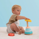 Owl & Fox Wooden Topple Tower - ebebek - Black Friday