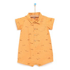 Bebbek Baby Shark Short Sleeve Jumpsuit - Orange - ebebek - Black Friday