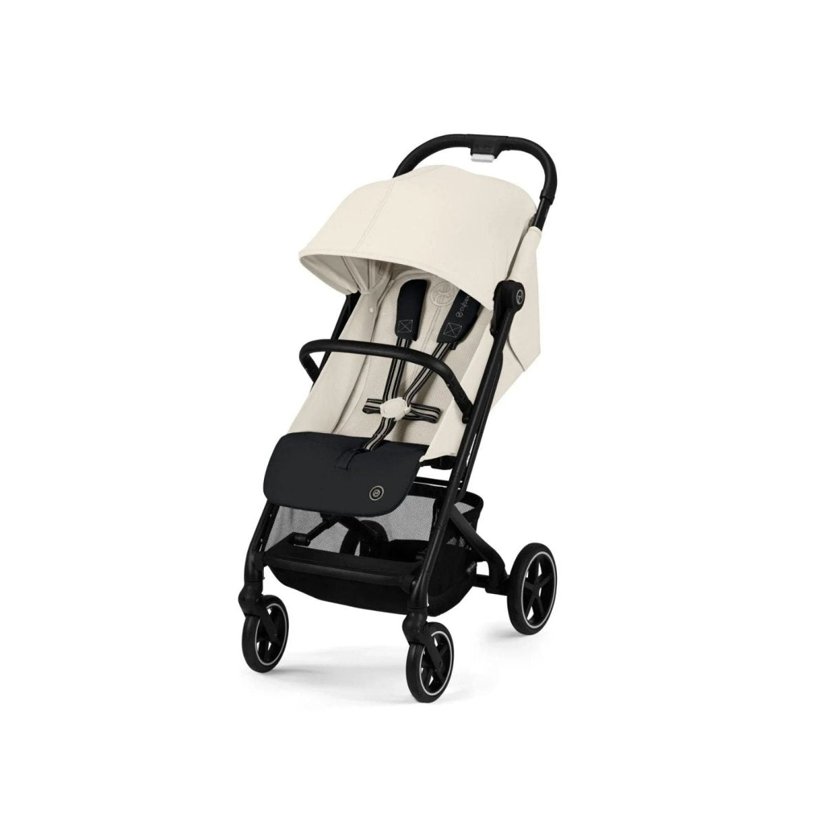 Cybex Beezy Compact Pushchair with Cloud G Car Seat Travel System Bundle - Canvas White - ebebek - Christmas