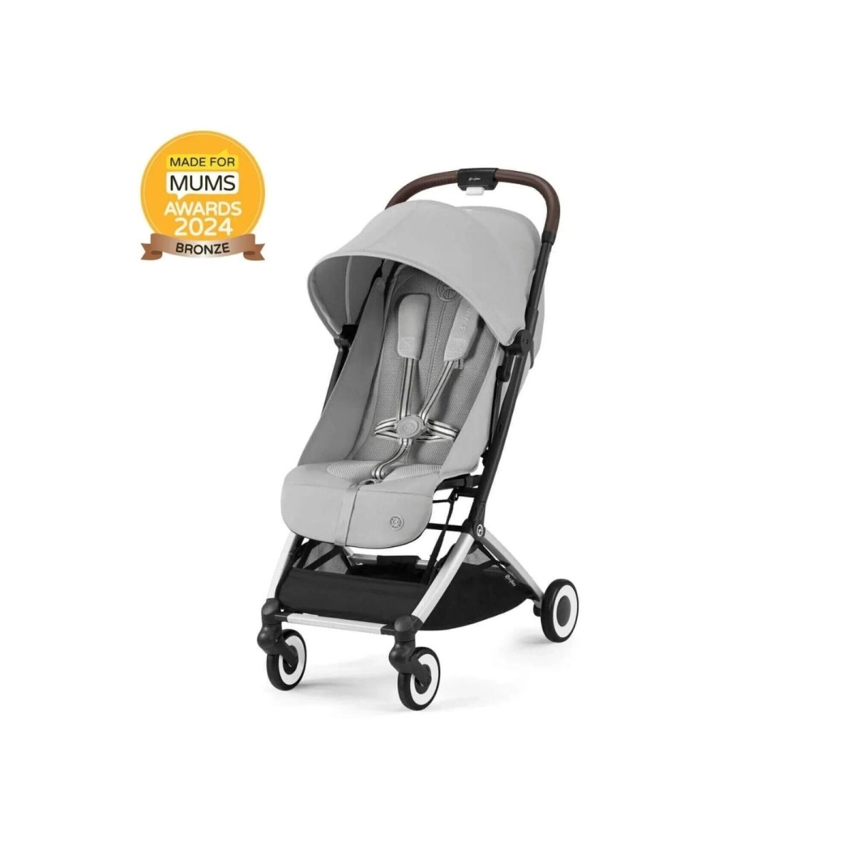 Cybex Orfeo Compact Pushchair with Cloud G Car Seat Travel System Bundle - Fog Grey - ebebek - Christmas
