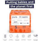 Pura Eco Nappy Size 5 - 22 nappies - ebebek - Black Friday
