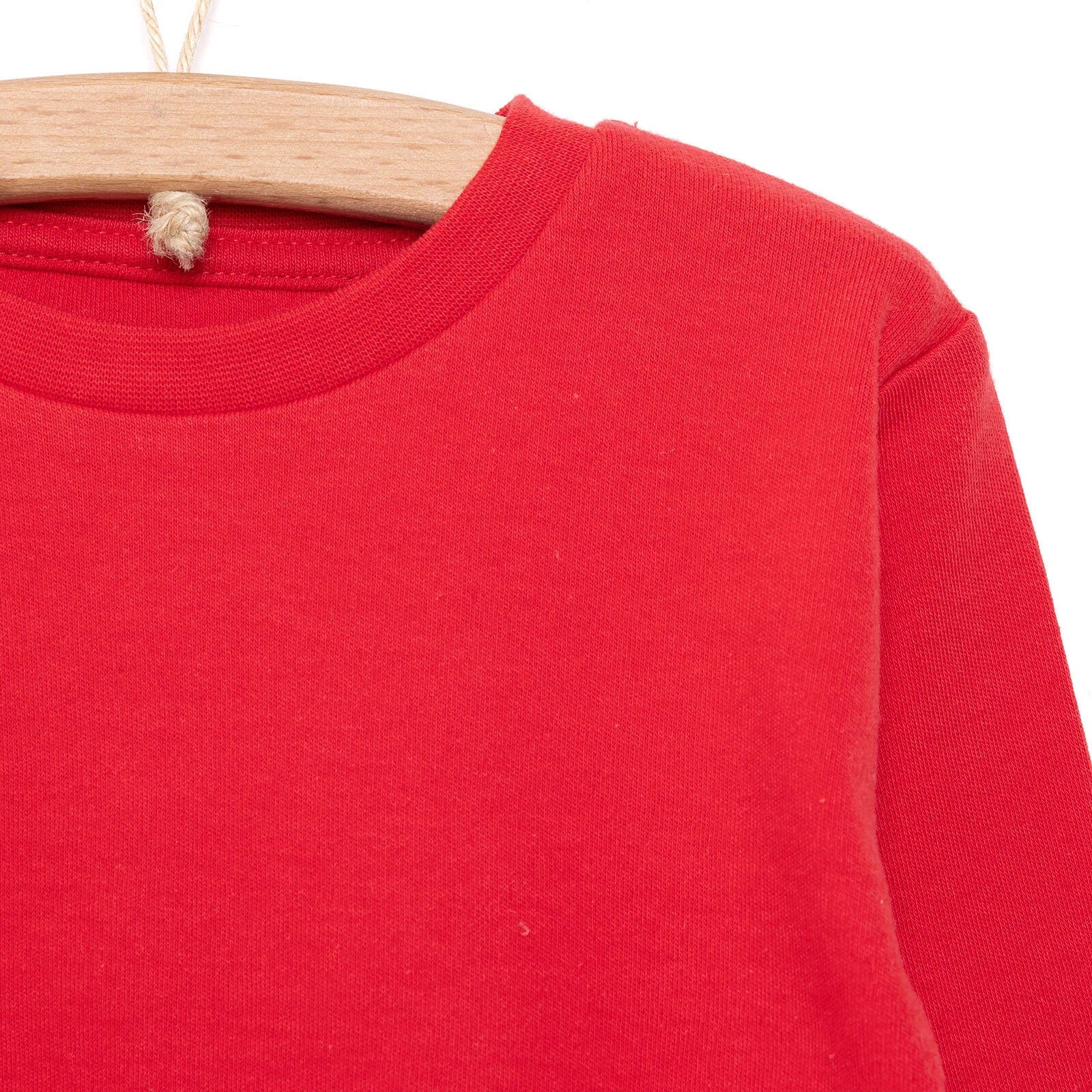 HelloBaby Basic Unisex Long Sleeve T-shirt - Red - ebebek - Black Friday