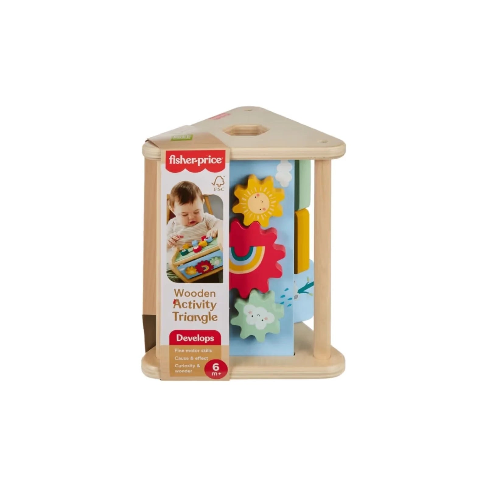 Fisher - Price Wooden Activity Triangle - ebebek - Black Friday