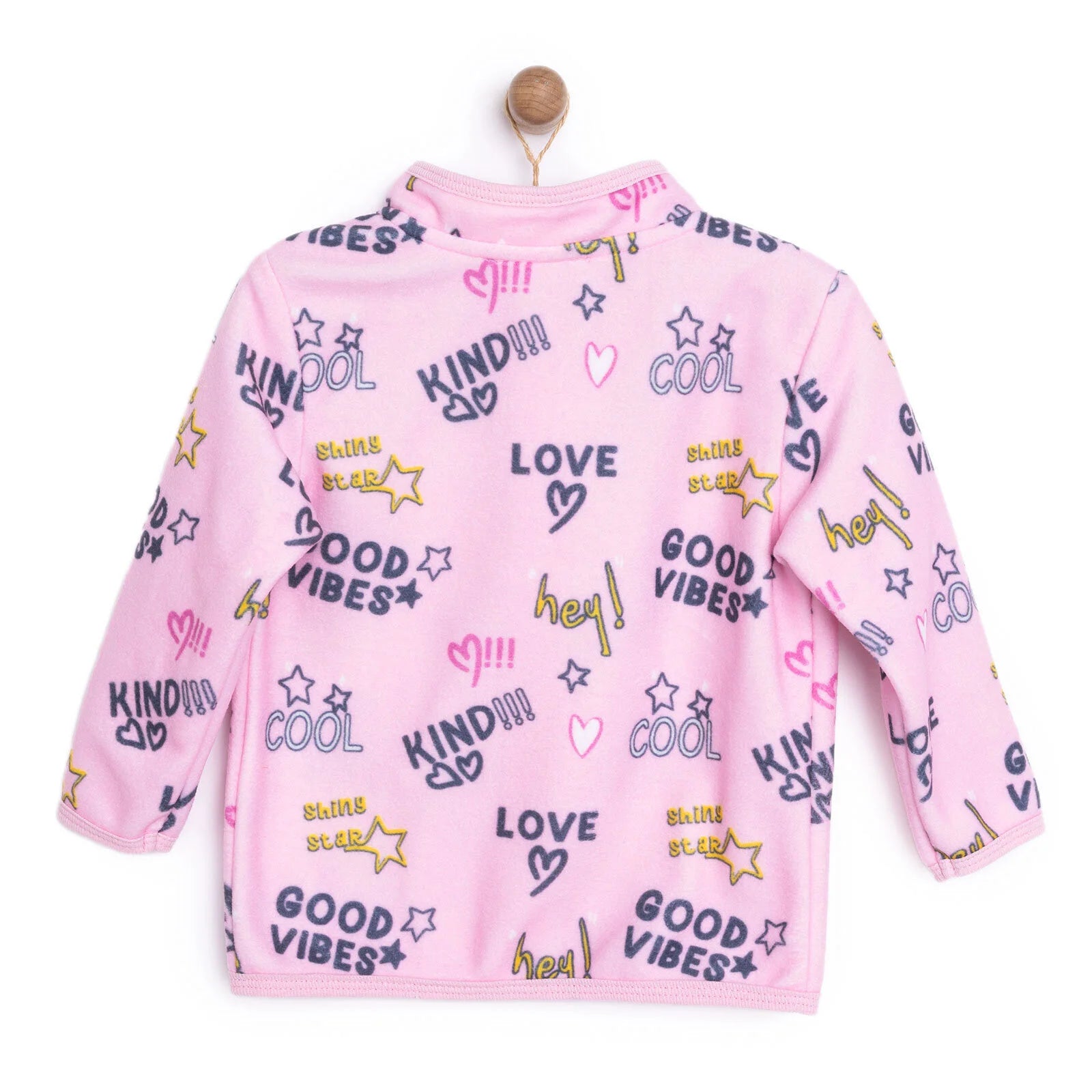 HelloBaby Basic Repeat Printed Fleece Cardigan - Printed - ebebek - Black Friday