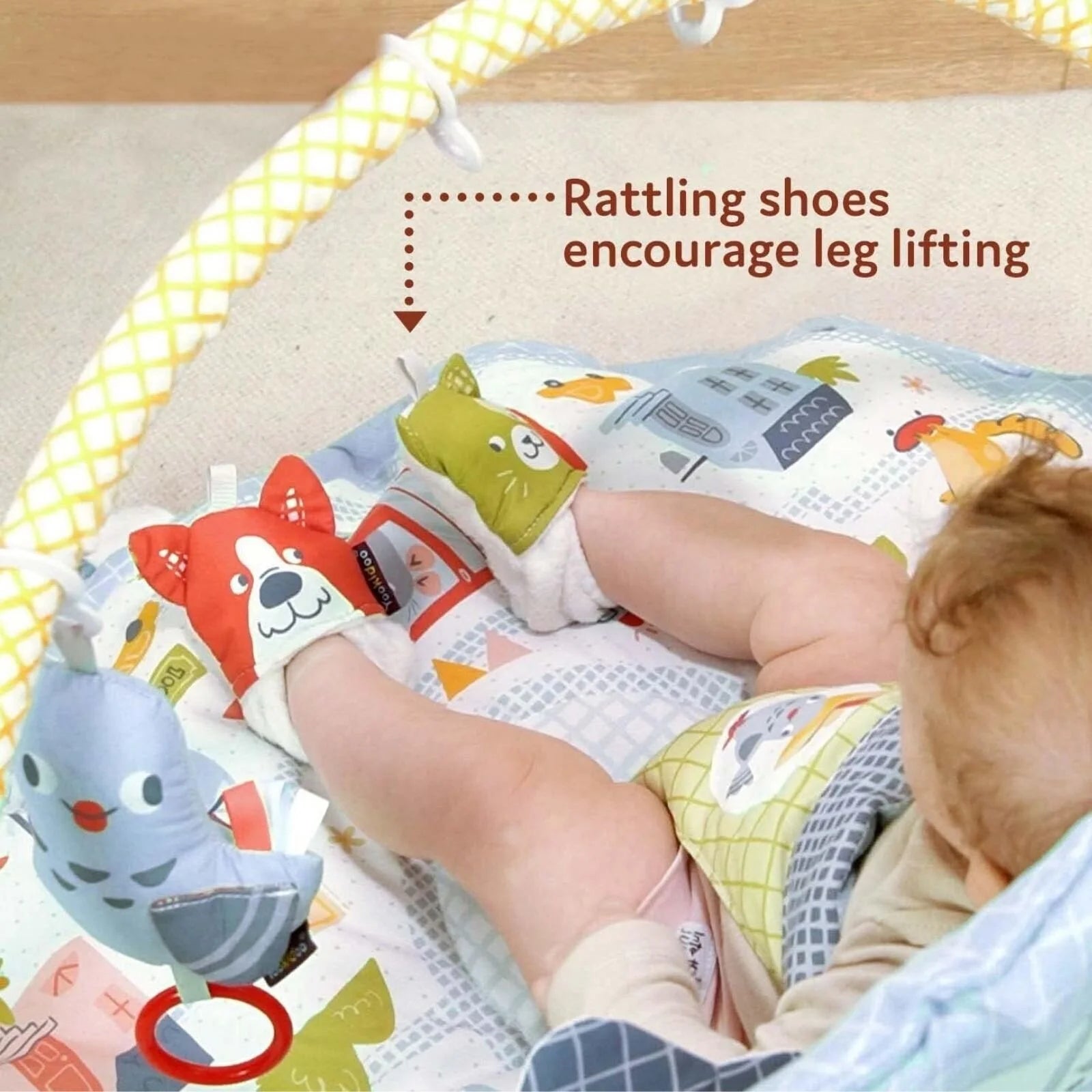 Yookidoo Urban Gymotion Lay to Sit - Up Playmat - ebebek - Black Friday