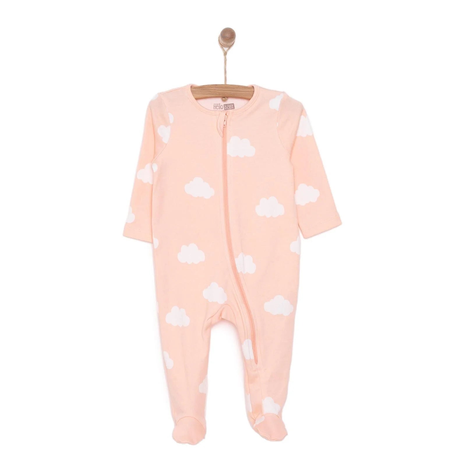 HelloBaby Newborn Baby Girl Footed Jumpsuit - Pink - ebebek - Black Friday