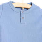 Newborn Fashion Club Unisex Sweatshirt - Footless Bottom - Blue - ebebek - Black Friday