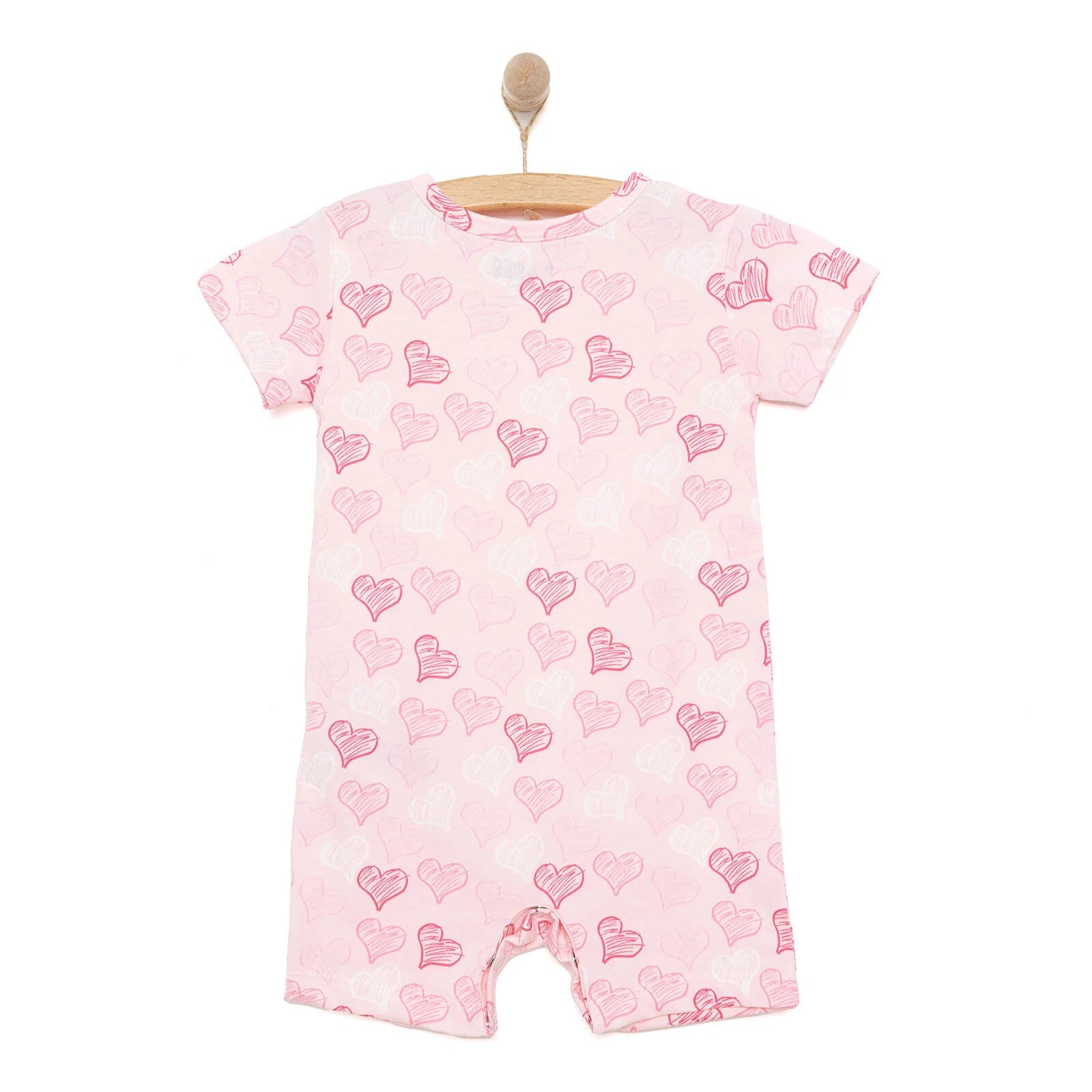 HelloBaby Newborn Girl Short Overalls - Pink - ebebek - Black Friday