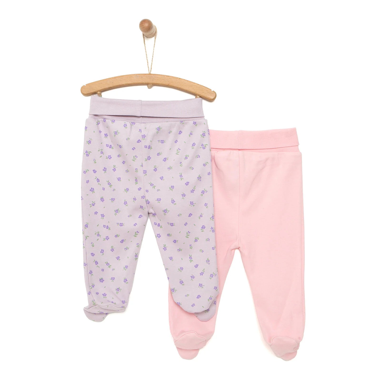 HelloBaby 2 Piece Footed Bottom - Purple - ebebek - Black Friday