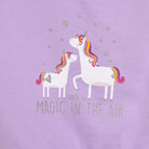 HelloBaby Baby Girl Unicorn Printed Sweatshirt - Purple - ebebek - Black Friday