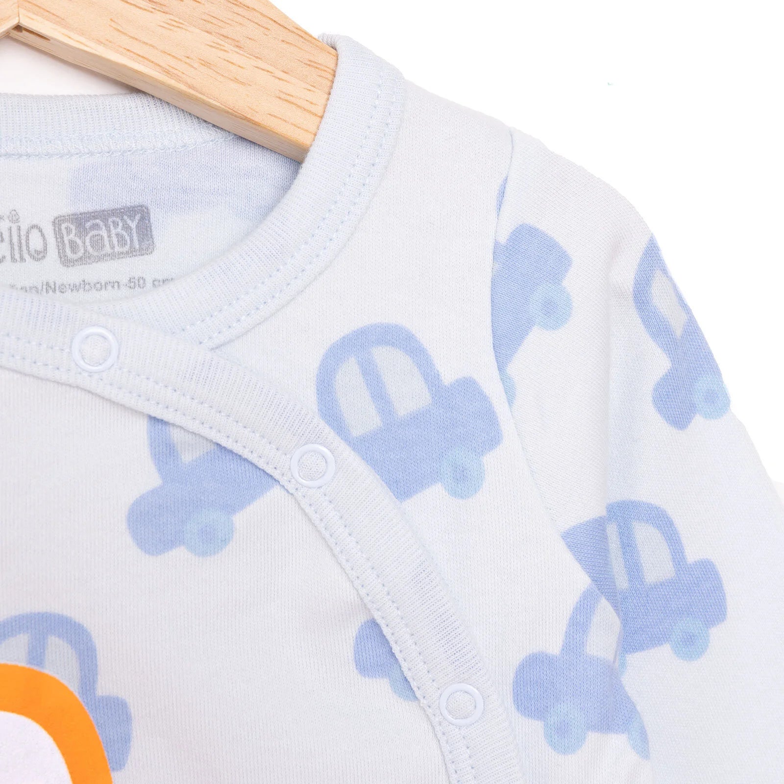 HelloBaby Newborn Baby Boy Footed Bottom - Blue - ebebek - Black Friday