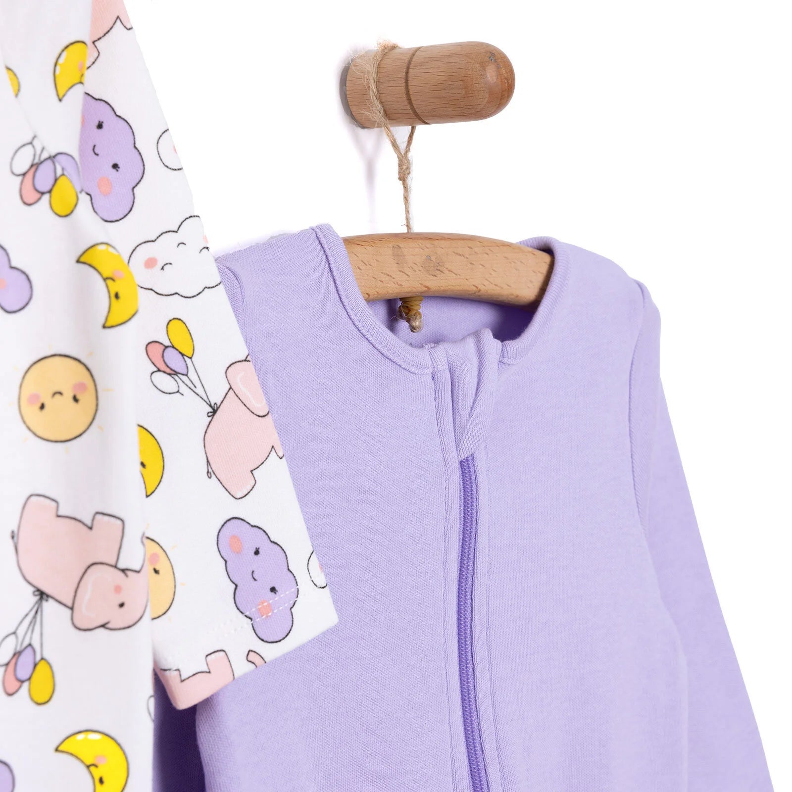 HelloBaby Newborn Baby Girl Footed Jumpsuit - Ecru - ebebek - Black Friday