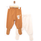 HelloBaby 2 - Pack Joggers with socks - Brown - ebebek - Black Friday