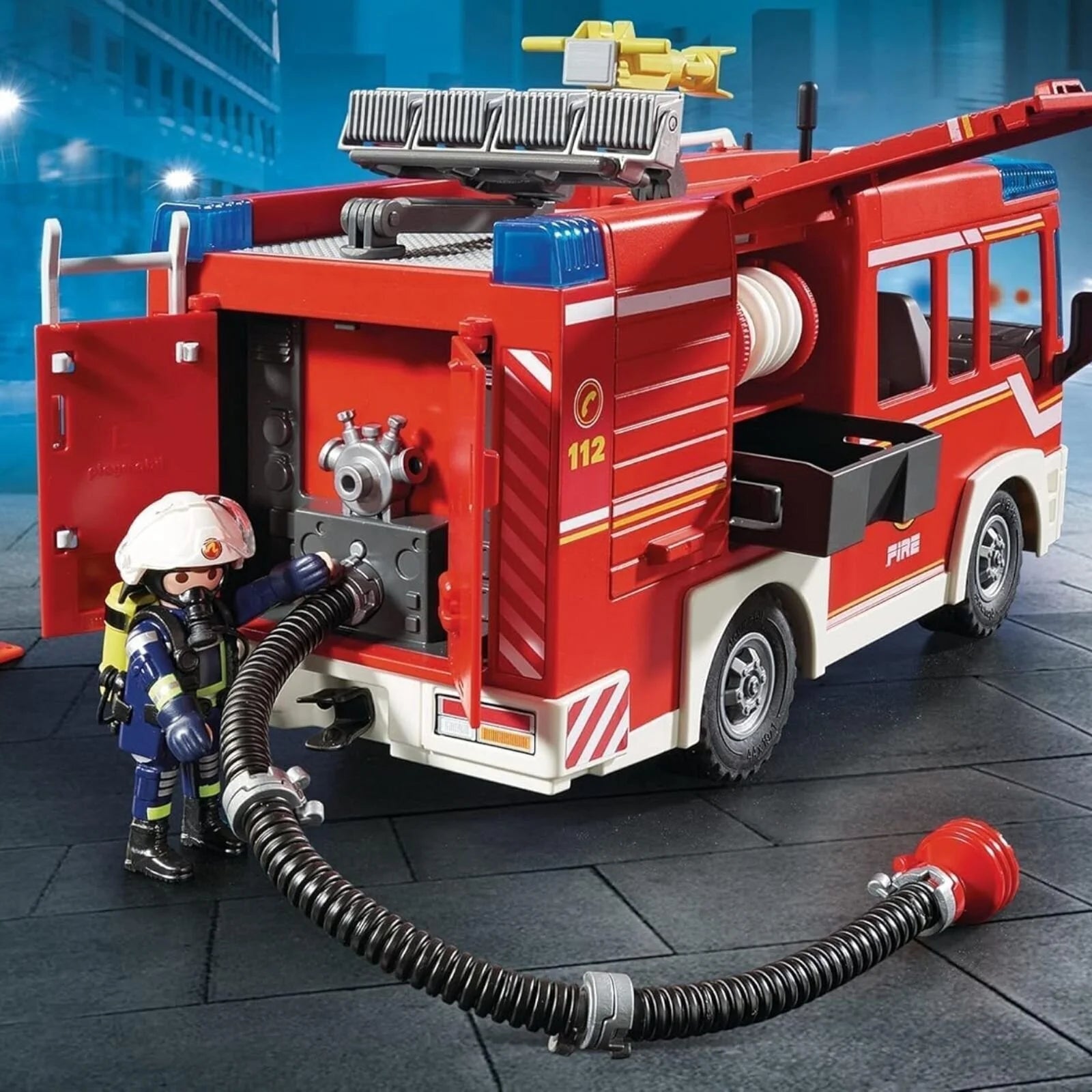 Playmobil City Action Fire Engine with Working Water Cannon 9464 - ebebek - Christmas