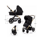Kinderkraft Moov 2 3 - in - 1 Travel System - Black - ebebek - Black Friday