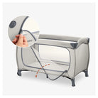 Hauck Sleep N Easyfold Travel Cot - Dark Grey Dark Grey - ebebek - Christmas