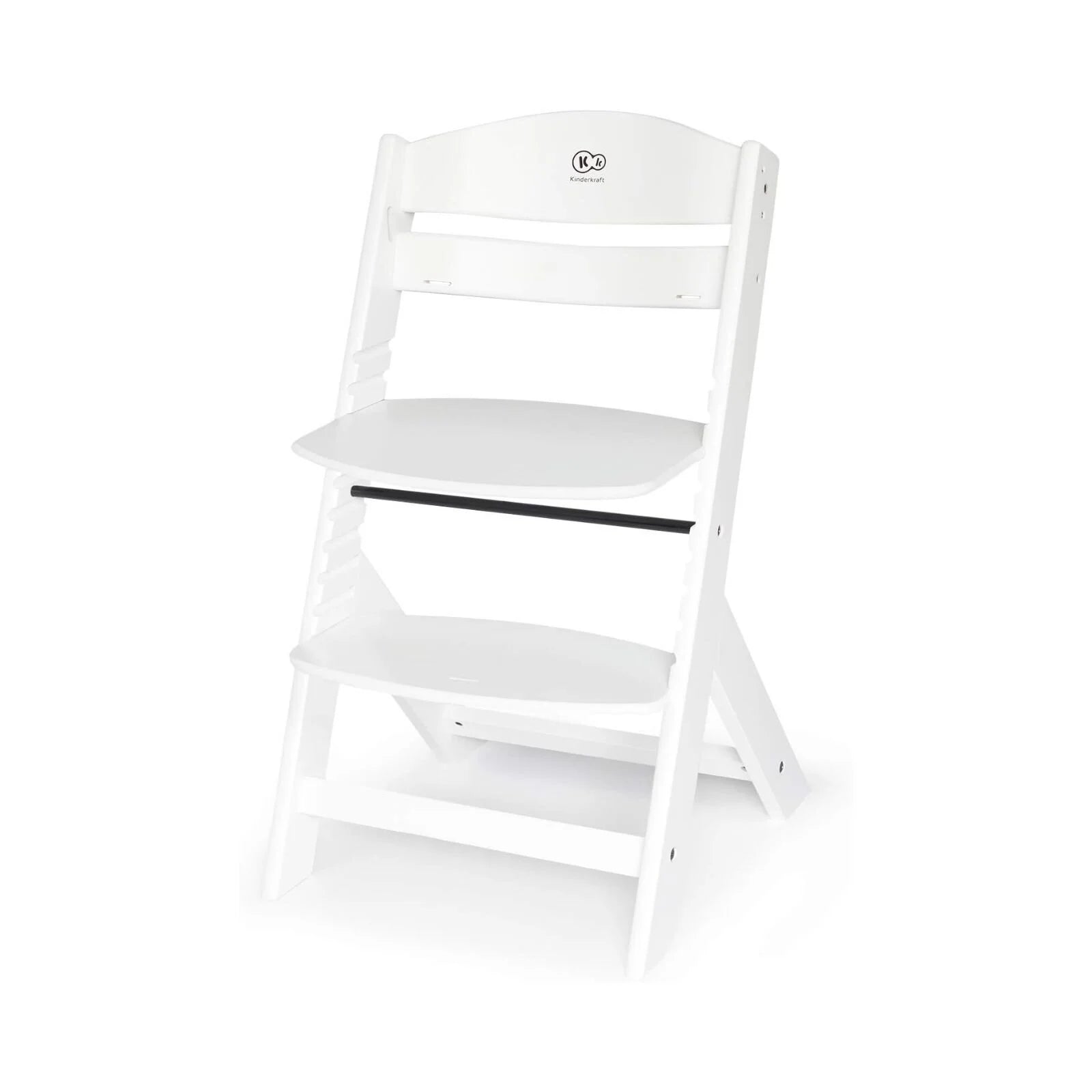 Kinderkraft Enock Wooden Highchair - White - ebebek - Black Friday