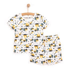 HelloBaby Baby Boy Short Sleeve Pyjamas Set - Ecru - ebebek - Black Friday