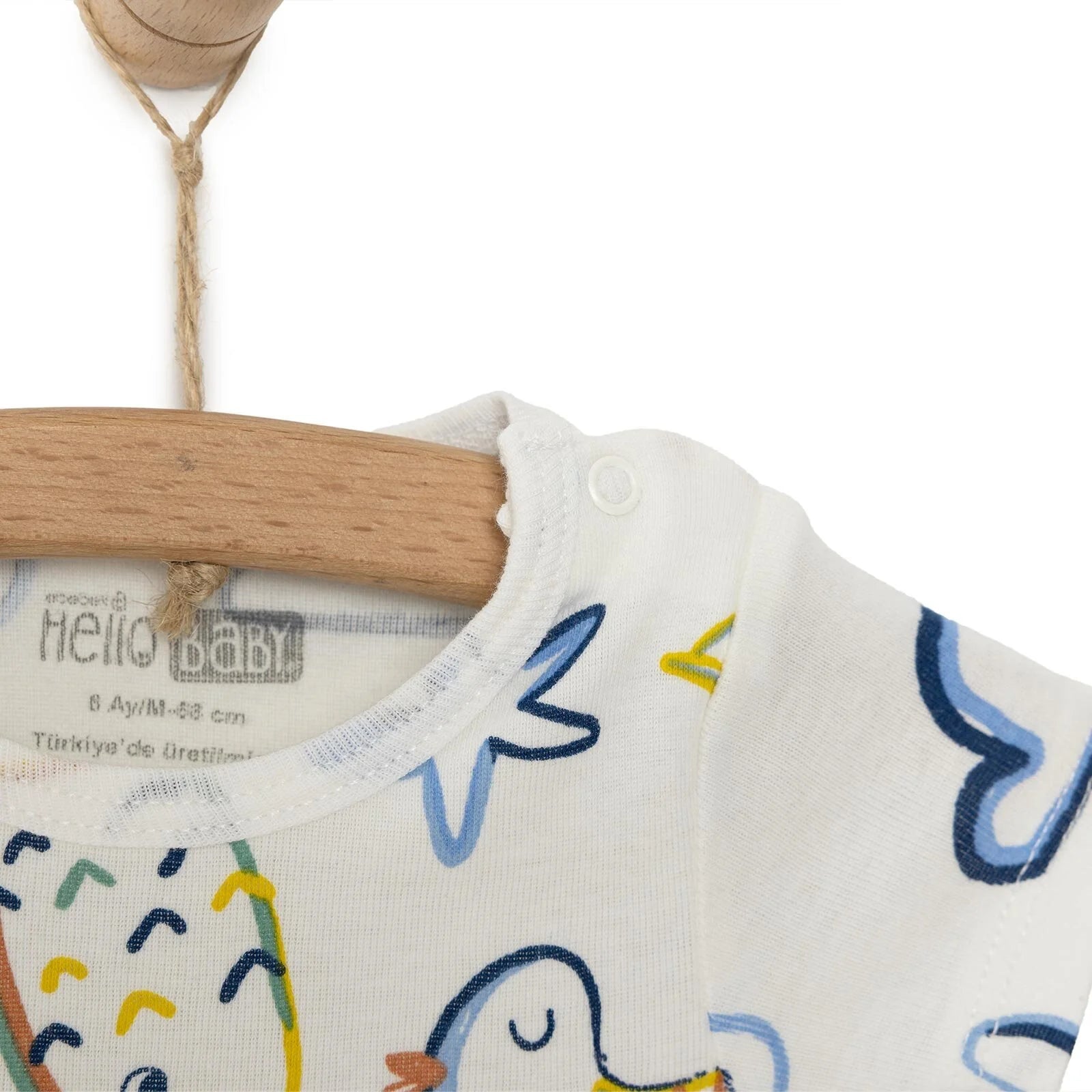 HelloBaby Baby Boy Short Sleeve Body 2 pcs - Navy Blue - ebebek - Black Friday