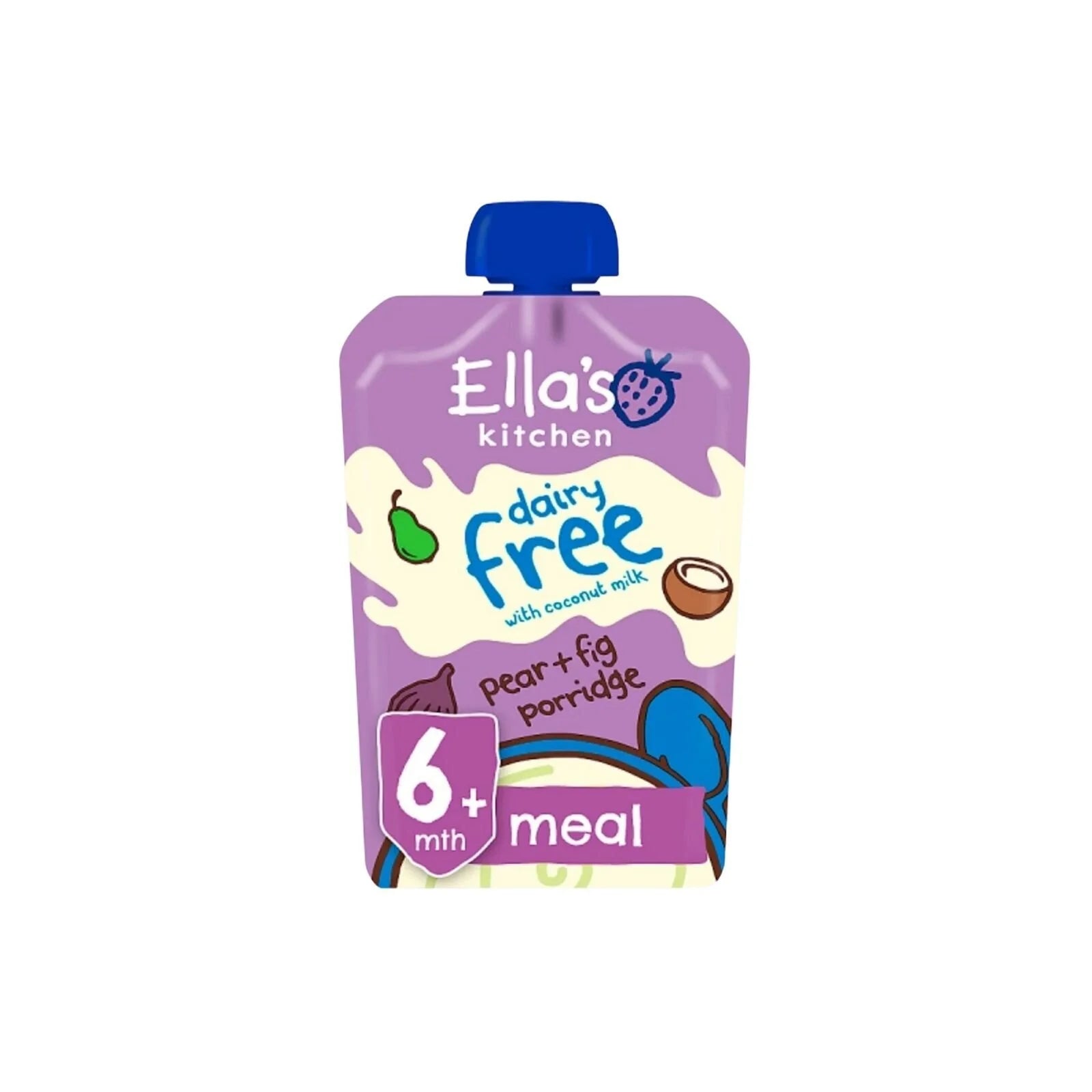 Ella's Kitchen Organic Dairy Free Pear & Fig Porridge Baby Food Pouch 6+ months 100g - ebebek - Black Friday