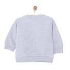 HelloBaby Basic Low Raised Sweatshirt - Grey Melange - ebebek - Black Friday