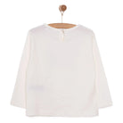 HelloBaby Metallic Girl Blouse - Ecru - ebebek - Black Friday