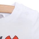 HelloBaby Basic Boy Crab Printed Tshirt - White - ebebek - Black Friday