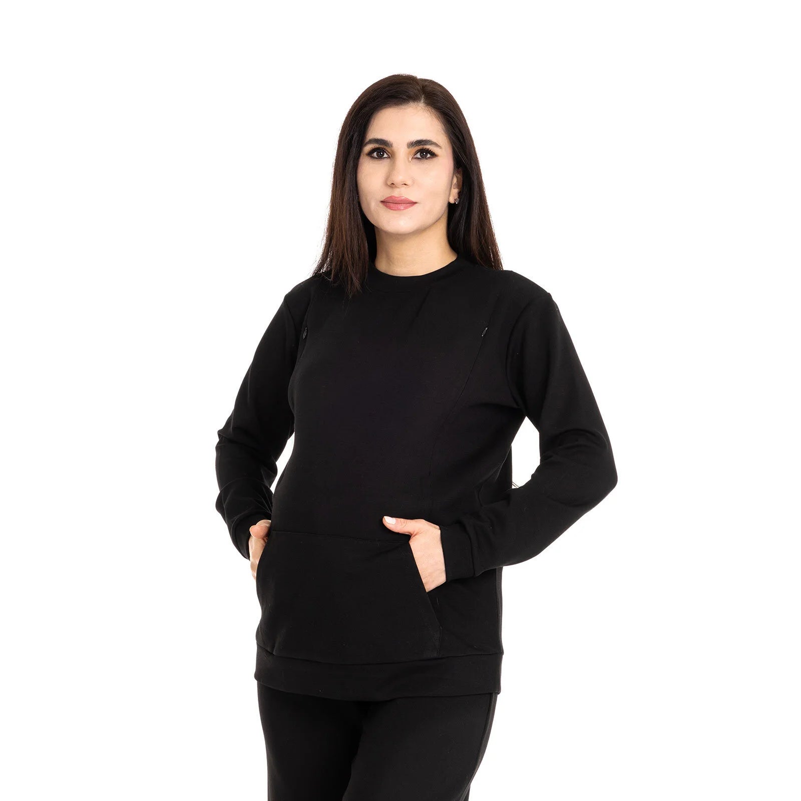 baby mom Mom Maternity Sweatshirt - Black - ebebek - Black Friday