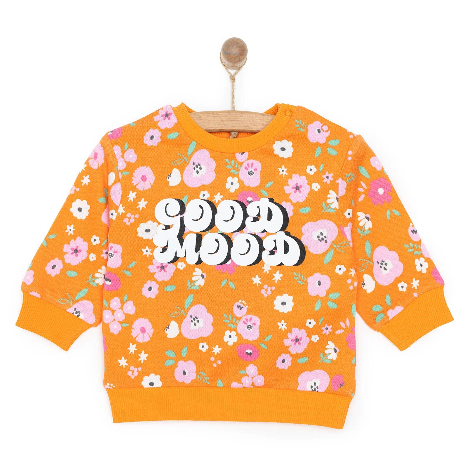 HelloBaby Basic Low Raised Sweatshirt - Printed - ebebek - Black Friday