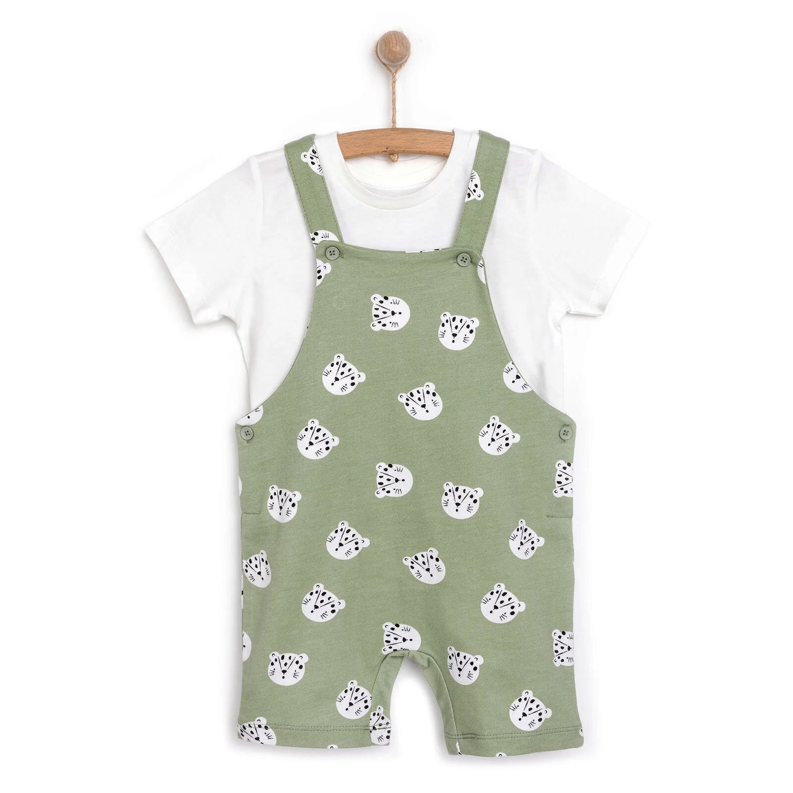 HelloBaby Basic Boy Overall Short - White - ebebek - Black Friday