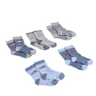 HelloBaby Baby Boy Socks 5 Pcs - Blue - ebebek - Black Friday
