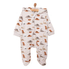 HelloBaby Newborn Hooded Jumpsuit - Grey - ebebek - Black Friday