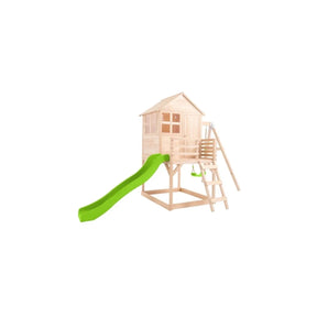 TP Buttercup Wooden Playhouse with Deck Slide & Swing Arm - ebebek