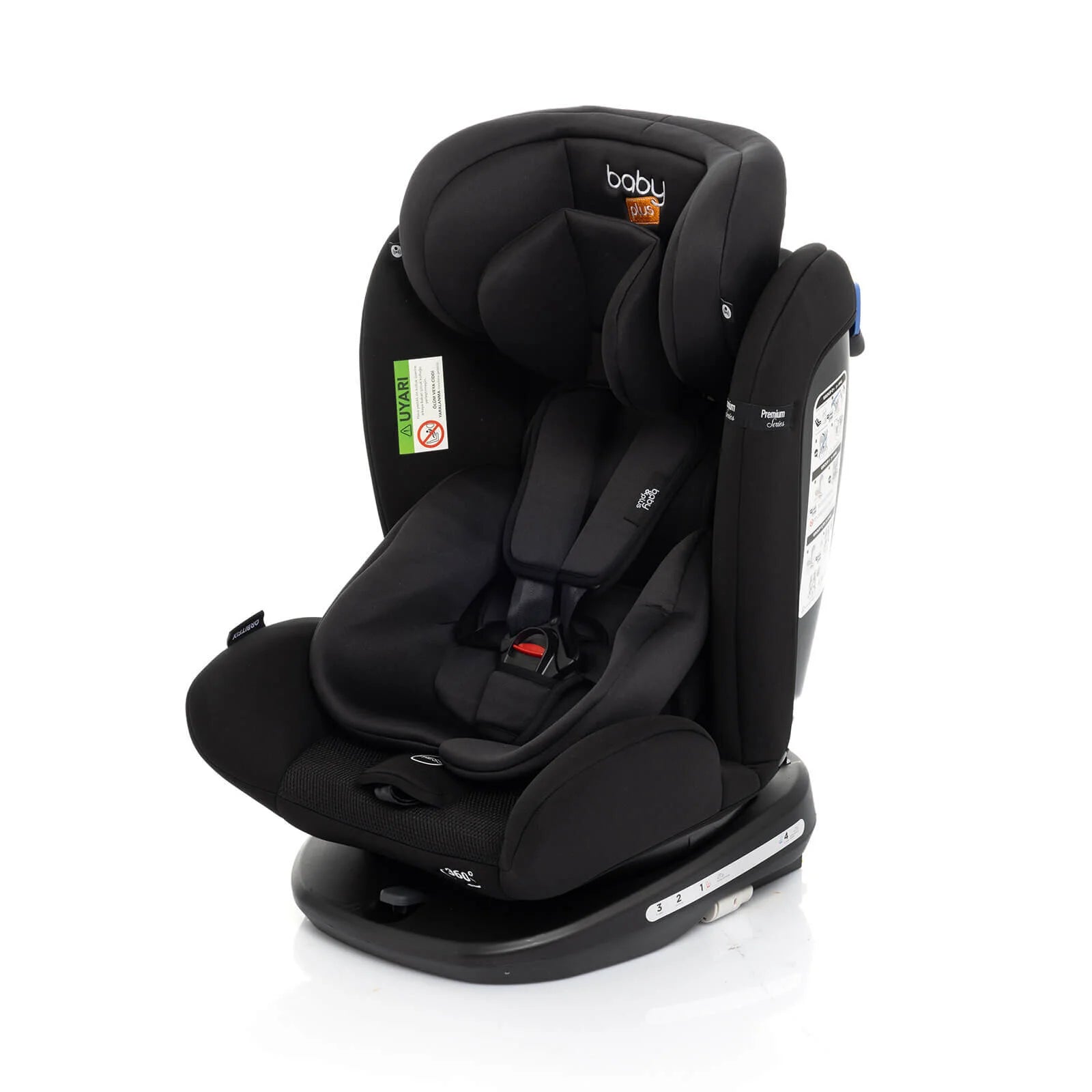 baby plus Orbitfix Group 0+/1/2/3 (Birt to 12 Years) Car Seat - Black - ebebek - Black Friday