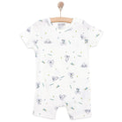 HelloBaby Newborn Boy Short Overalls - Ecru - ebebek - Black Friday