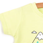 HelloBaby Basic Camp Printed Tshirt - Pistachio Green - ebebek - Black Friday