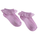 HelloBaby Girl Socks with Lace - Purple - ebebek - Black Friday