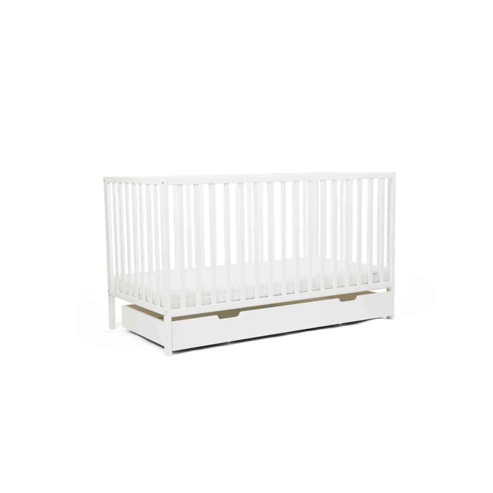Ickle Bubba Hartley Classic Cot & Under Drawer - White - ebebek - Black Friday