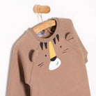 HelloBaby Newborn Boy Figure Jumpsuit - Brown - ebebek - Black Friday