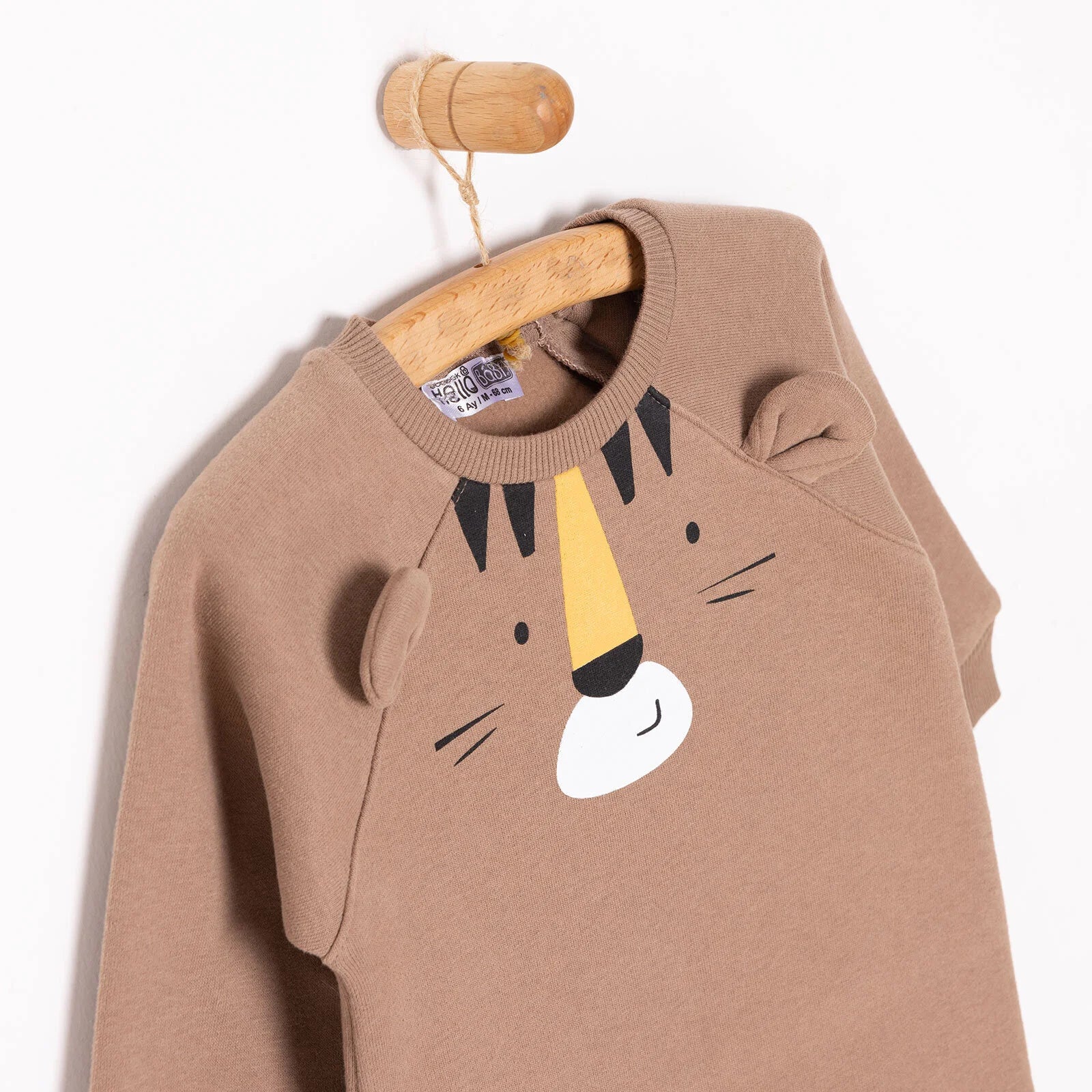 HelloBaby Newborn Boy Figure Jumpsuit - Brown - ebebek - Black Friday