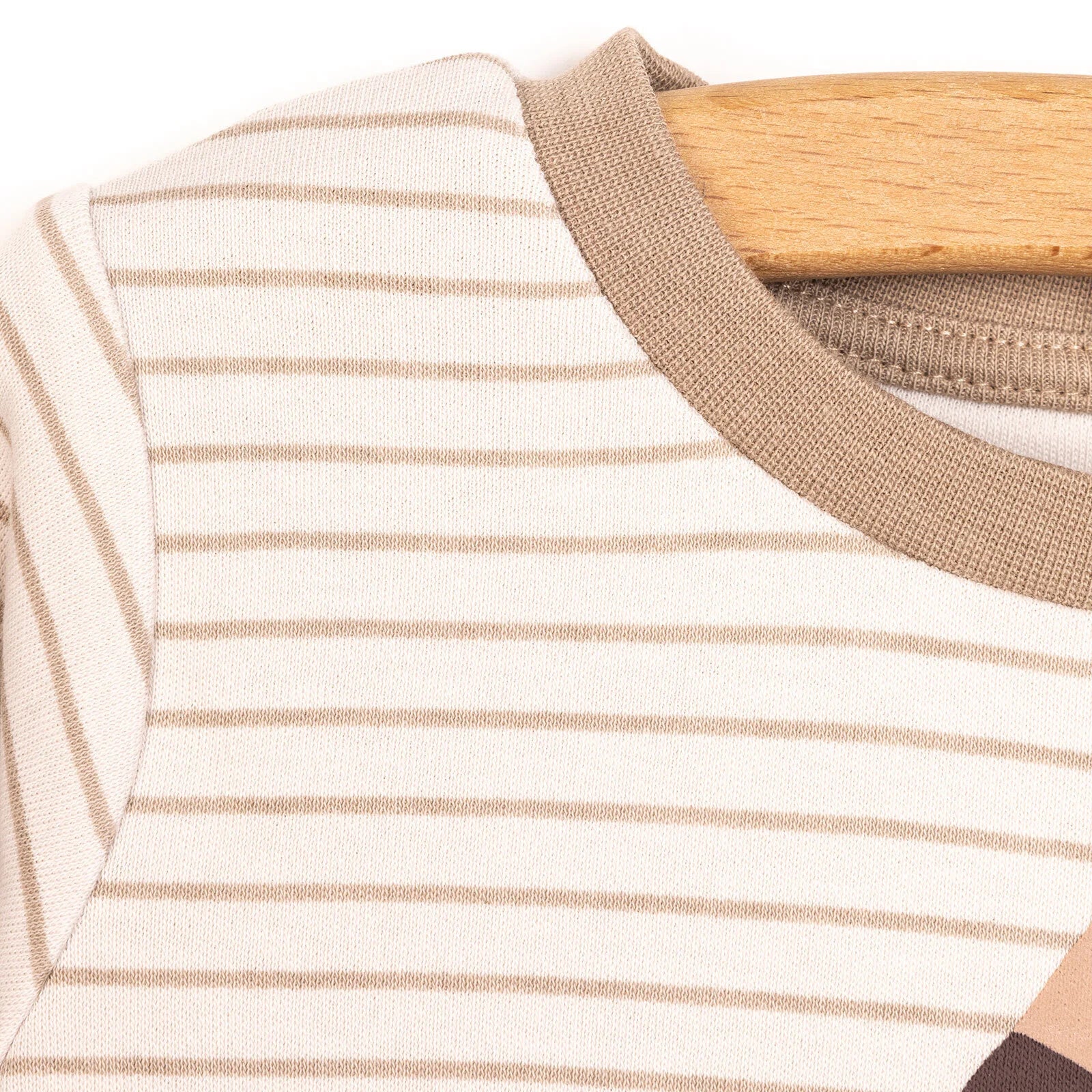 HelloBaby Boy Long Sleeve Pyjamas Set - Beige - ebebek - Black Friday