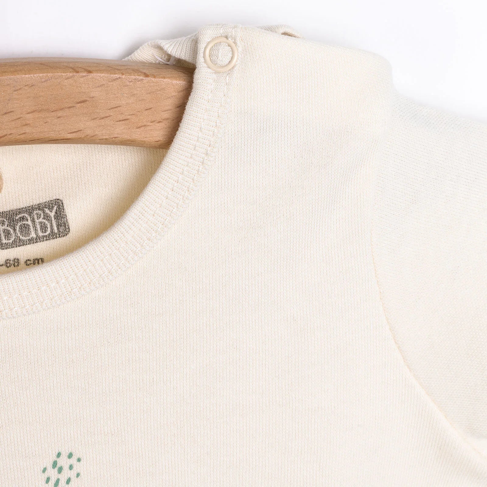 HelloBaby Boy Tshirt - Footed Bottom - Ecru - ebebek - Black Friday