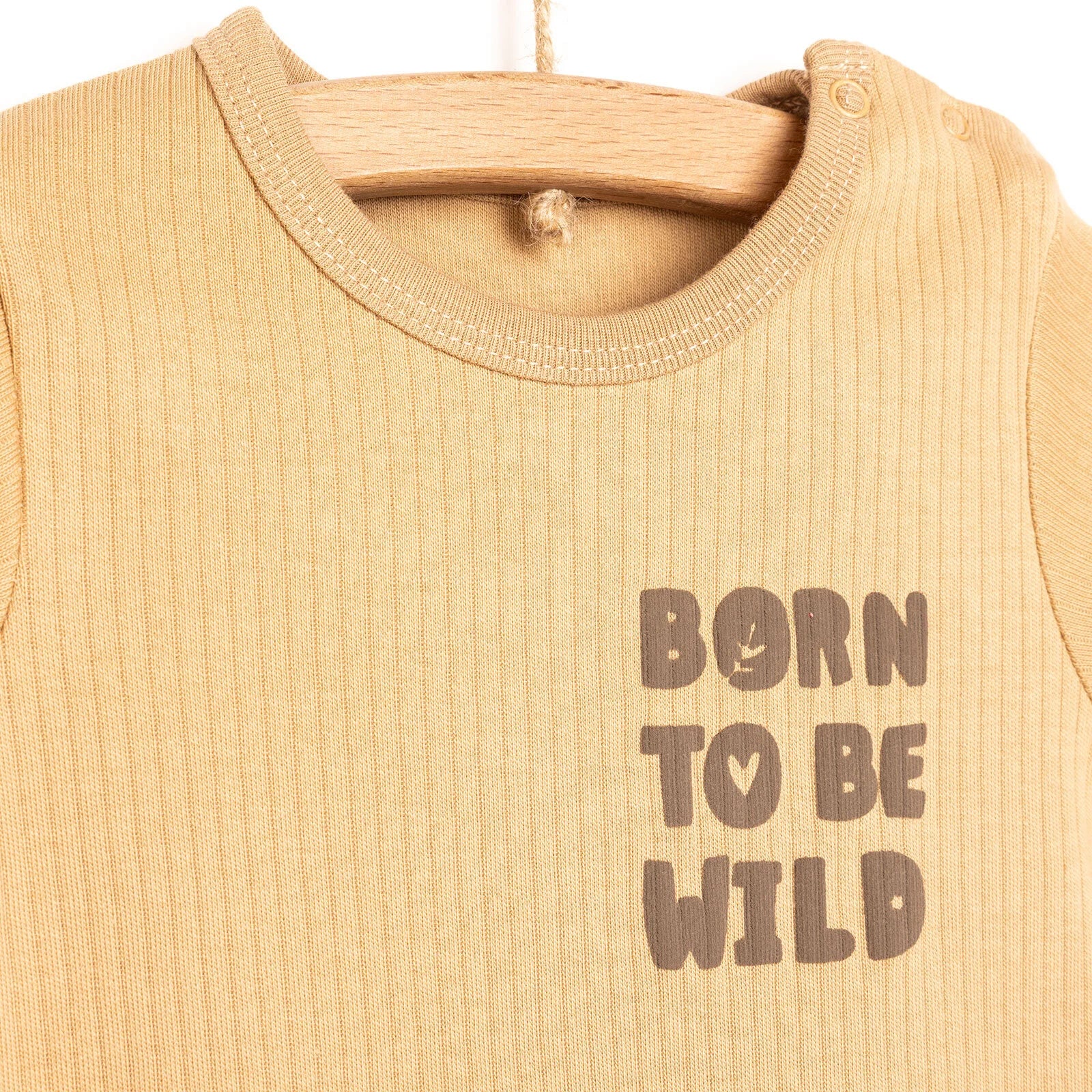 Bebbek Newborn Girl Short Overalls - Light Brown - ebebek - Black Friday