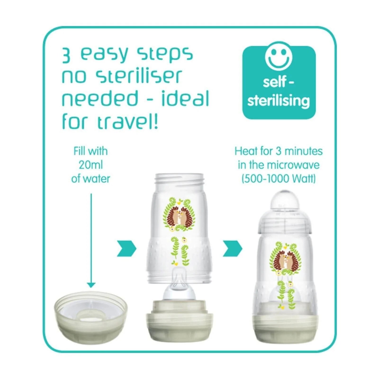 MAM Easy Start Anti Colic Bottle 260ml Pack of 2 - Nature - ebebek - Black Friday