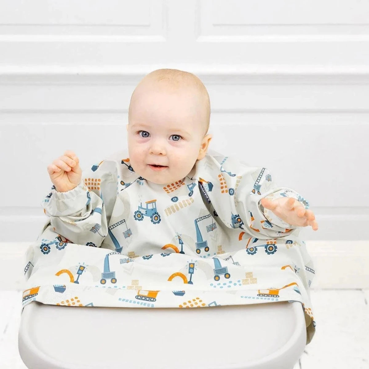 Bibado Long Sleeve Coverall Weaning Bib - Little Loader - ebebek