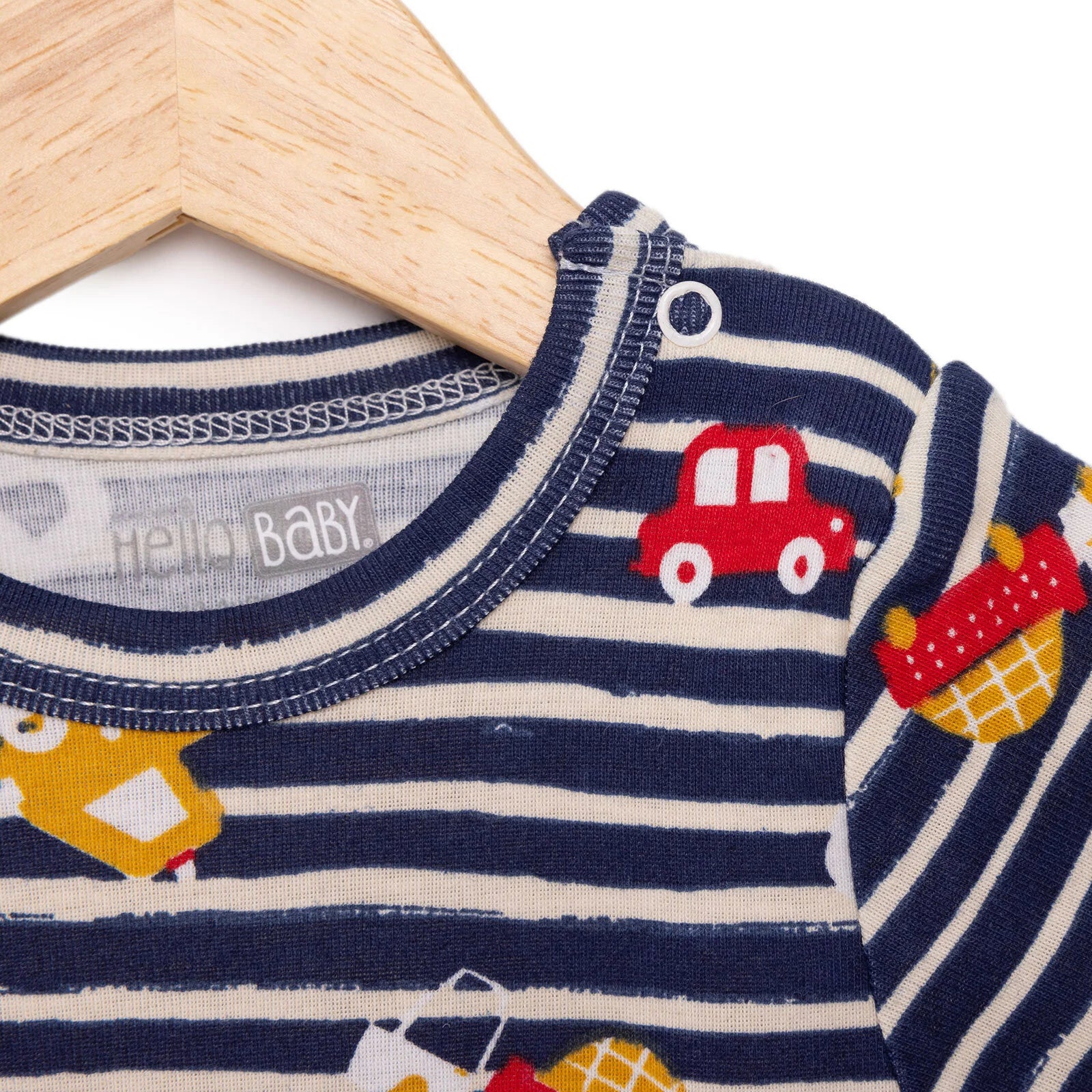 HelloBaby Baby Boy Short Sleeve Body - Blue - ebebek - Black Friday