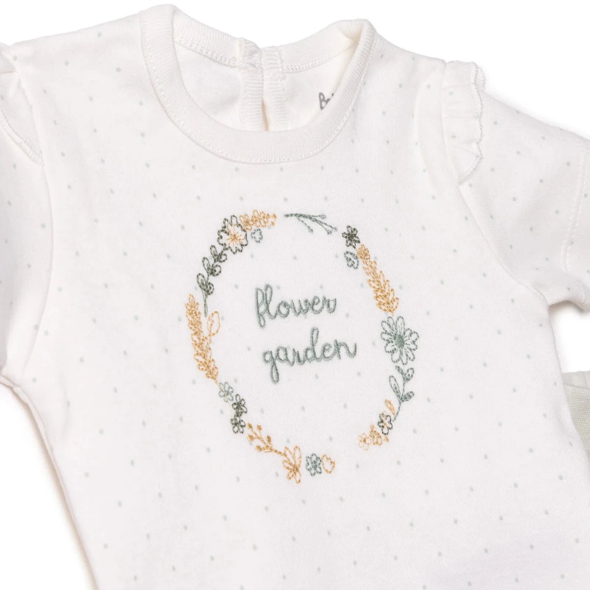Bebetto Girls T-shirt & Shorts Set Floral Print Flower Garden Crew Neck Short Length Short Sleeve - Multicolour Multicolour - ebebek