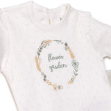 Bebetto Girls T-shirt & Shorts Set Floral Print Flower Garden Crew Neck Short Length Short Sleeve - Multicolour Multicolour - ebebek
