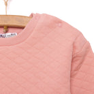 HelloBaby Newborn Quilted Sweatshirt - Footed Bottom - Dark Pink - ebebek - Black Friday