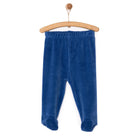 HelloBaby Boy Velvet Footed Bottom - Blue - ebebek - Black Friday
